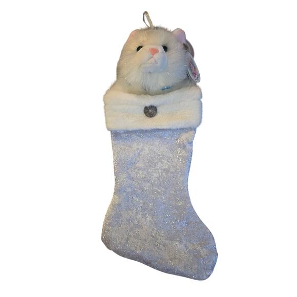 Aurora Catapillers Sharon Larsen‎ Jeweled Wing 2001 Plush Christmas Stocking NWT - Picture 1 of 8